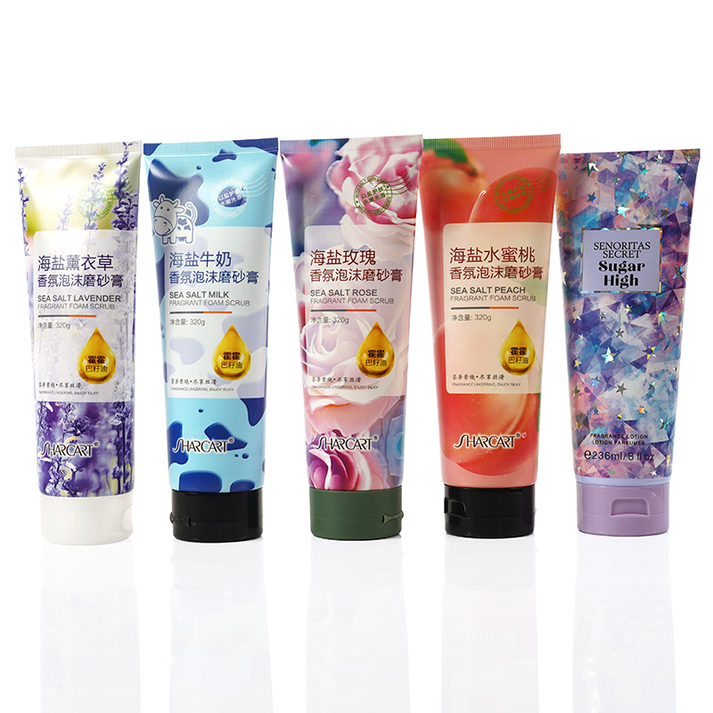 10oz plastic cosmetic packaging tube