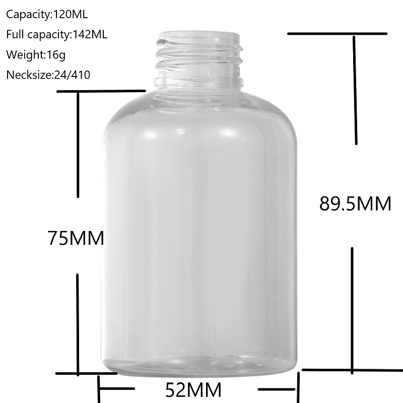 120ml plastic bottles