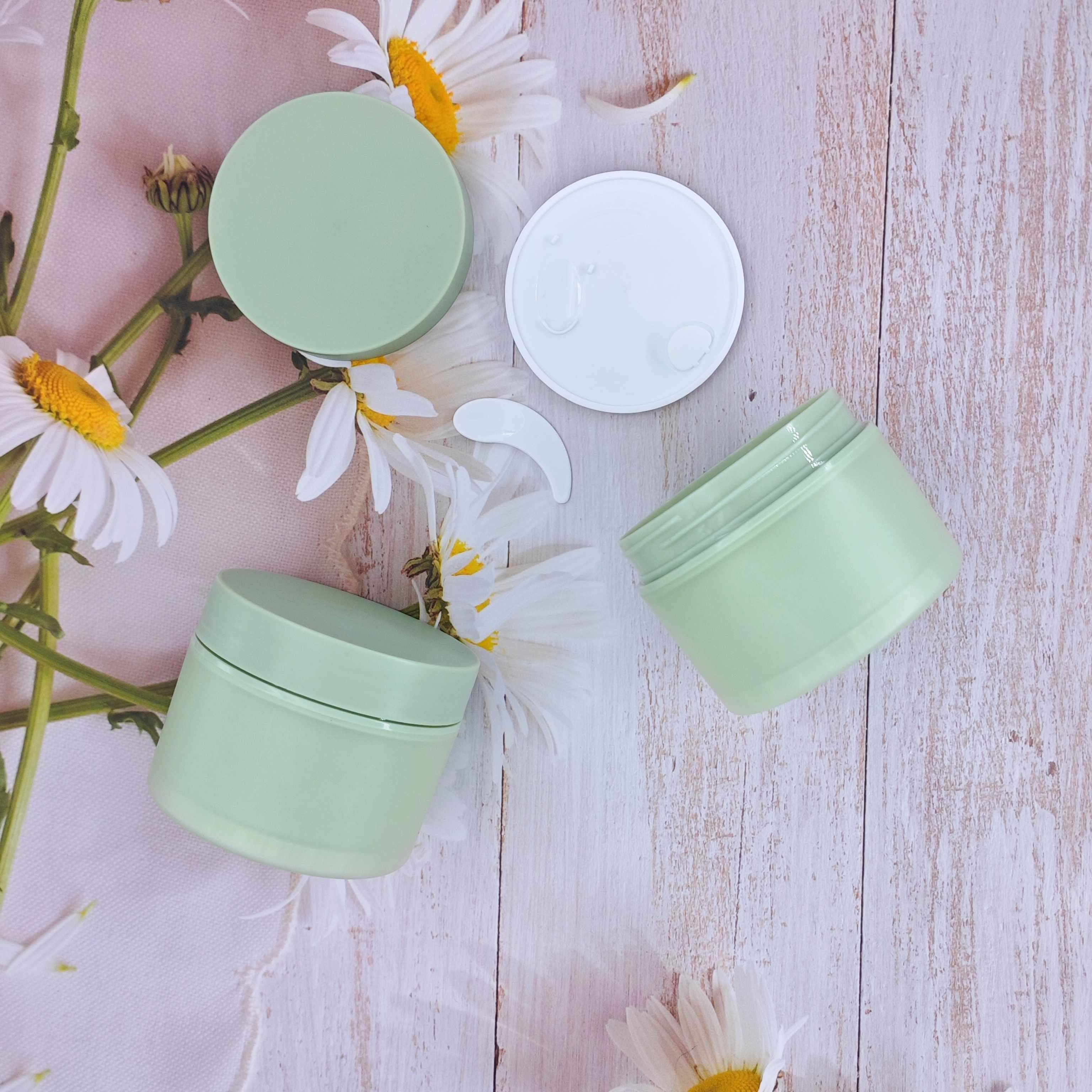 plastic skin care lotion cream jar