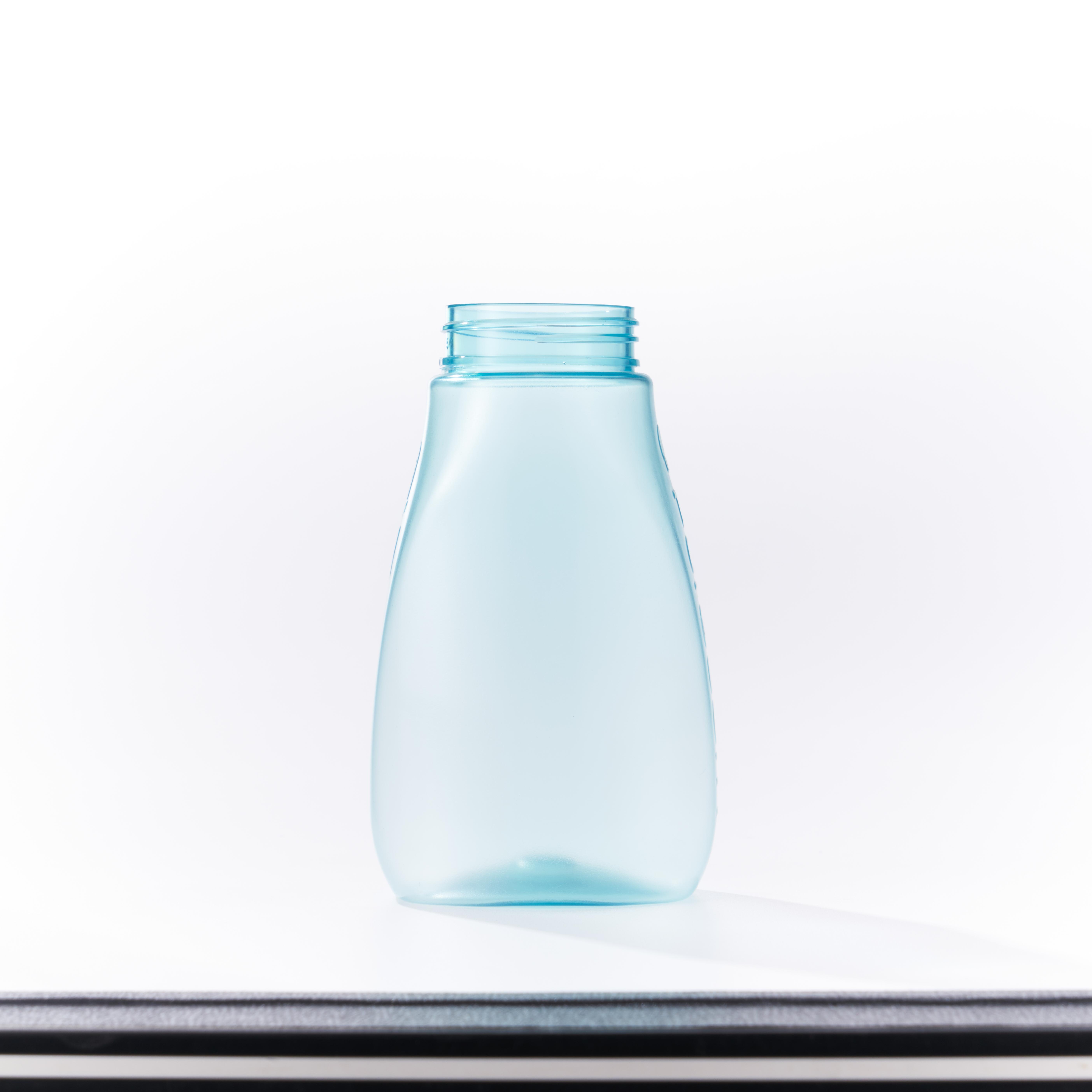 upside down sauce bottle