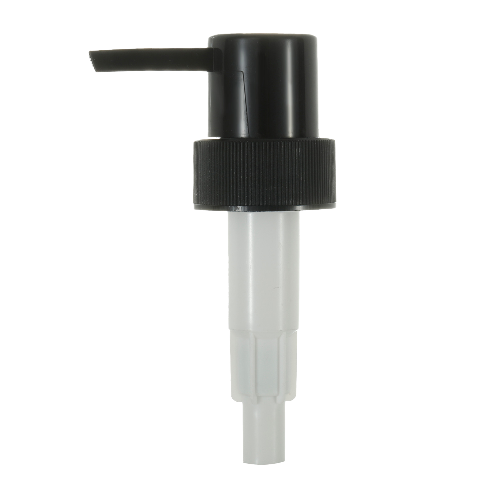 black lotion pump
