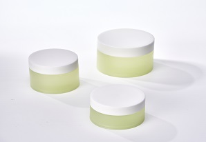NEW PRODUCT : frosted plastic face cream jar cosmetic plastic jar