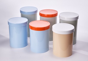 A plastic jar plastic container for laundry detergent beads