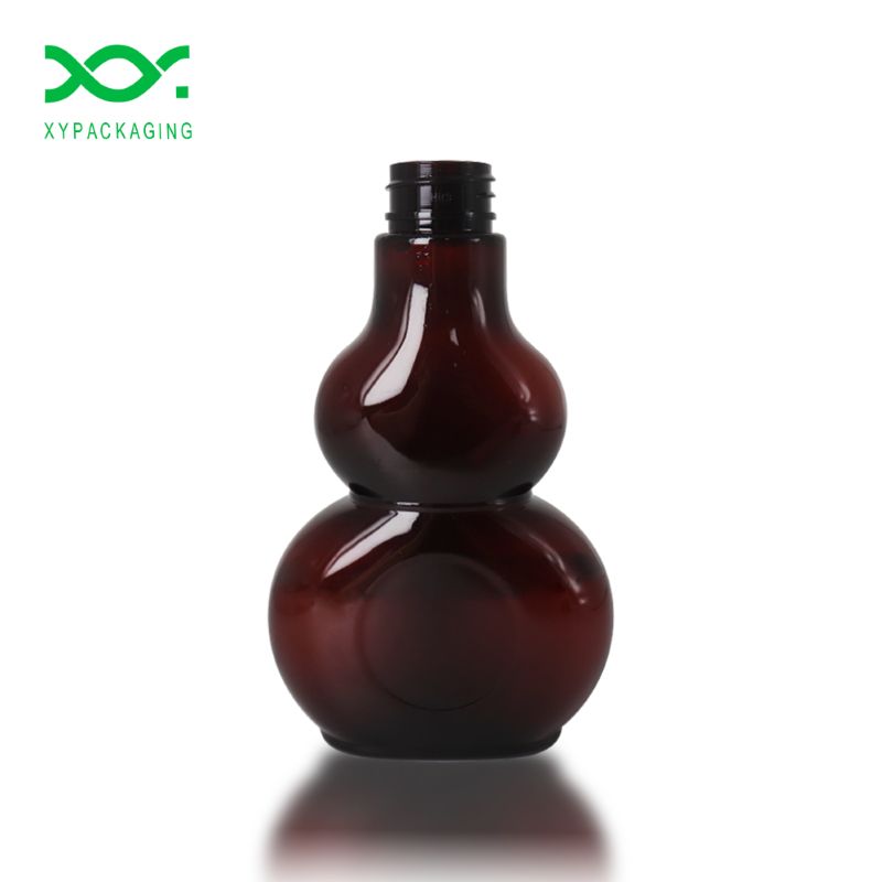 250ml amber plastic bottle